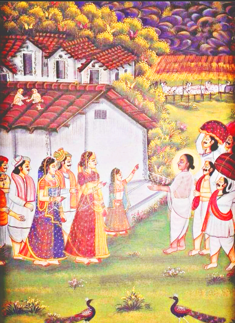 Shri Mahaprabhuji's Arrival in Aanyor village