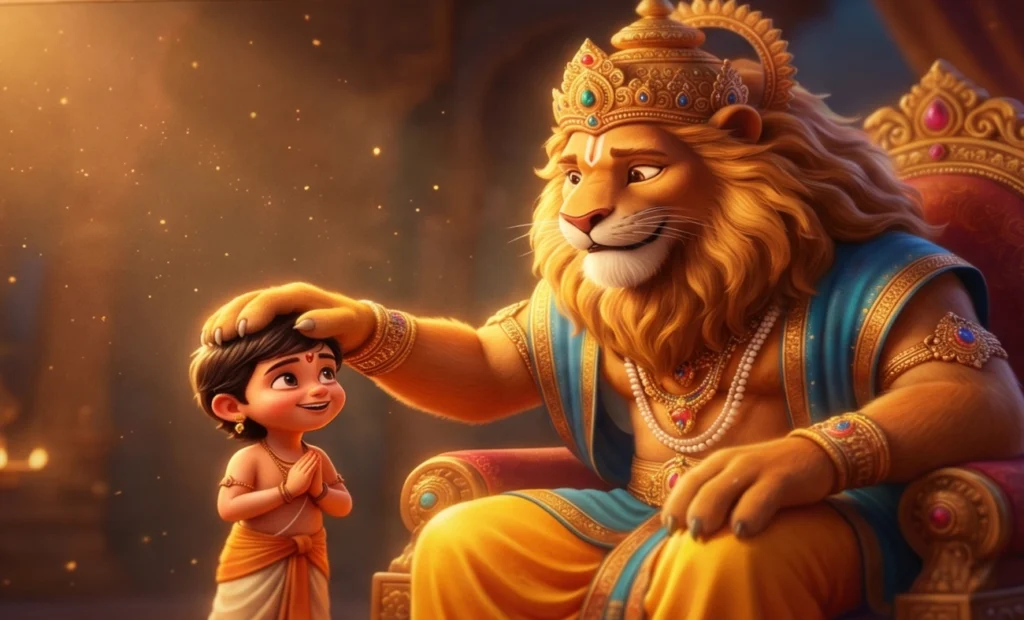 nrusinh chaturdashi, narsimha jayanti, narsimha jayanti seva kram pushtimarg, shrinathji seva kram, prahlad bhakt katha