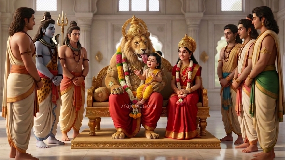 nrusinh chaturdashi, narsimha jayanti, narsimha jayanti seva kram pushtimarg, shrinathji seva kram, prahlad bhakt katha