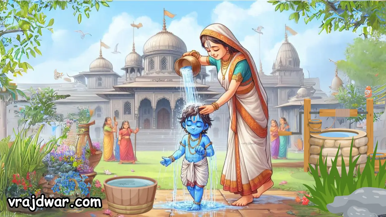 Roop Chaturdashi pushtimarg Shrinathji Abhyang Snan, Shri Krishna lila photos, Shri Krishna lila Painting , Shri Krishna snan , Shrinathji Snan , Krishna cartoon