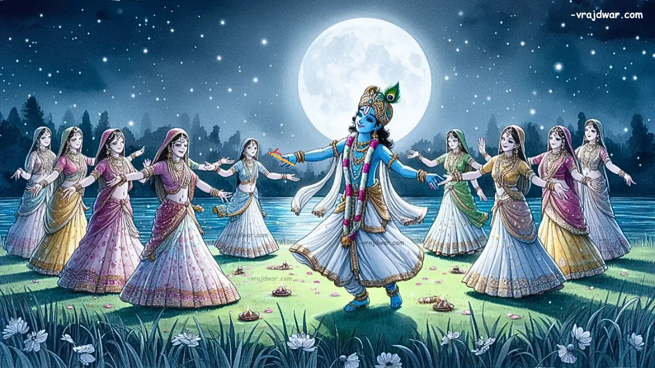 Shard purnima pushtimarg katha , significance of sharad purnima in pushtimarg ,