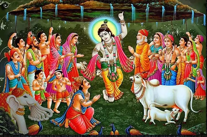 Akshay Navmi Pushtimarg,Akshay navmi Krishna lila , Akshay navmi indra, Pushtimarg Akshay Navmi Story,